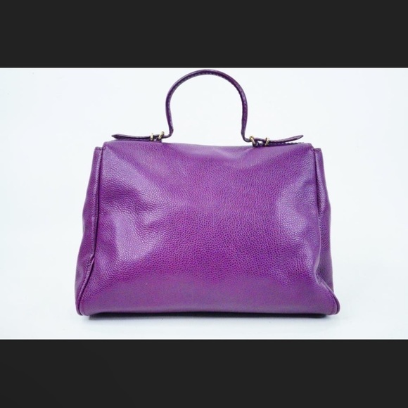 🔥🔥Carolina Herrera caviar leather satchel like new - Picture 9 of 11